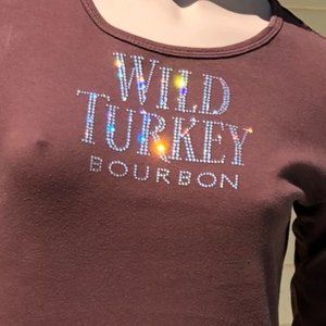 Swarovski Crystal Embellished Long Sleeve Tee (L)